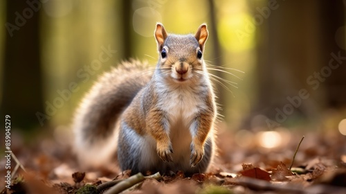 squirrel in the park © Nadiia_art