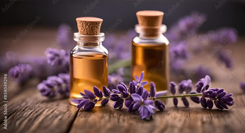 Lavender essential oil. Lavender essential oil.