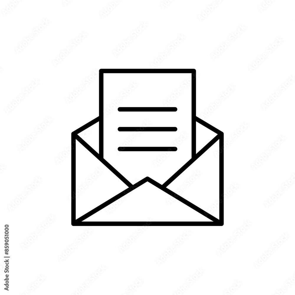 Mail Envelope Icon Perfect for Email and Messaging Services Mail Envelope Icon Perfect for Email and Messaging Services