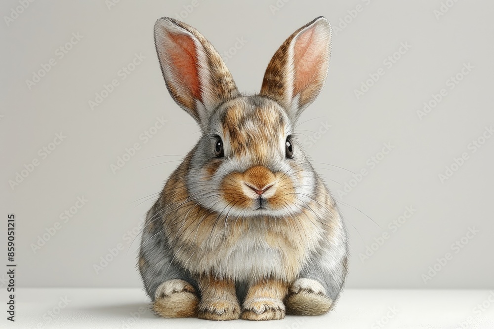 Obraz premium Winter Wonderland Rabbit 