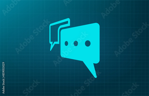 Vector illustration, blue background.