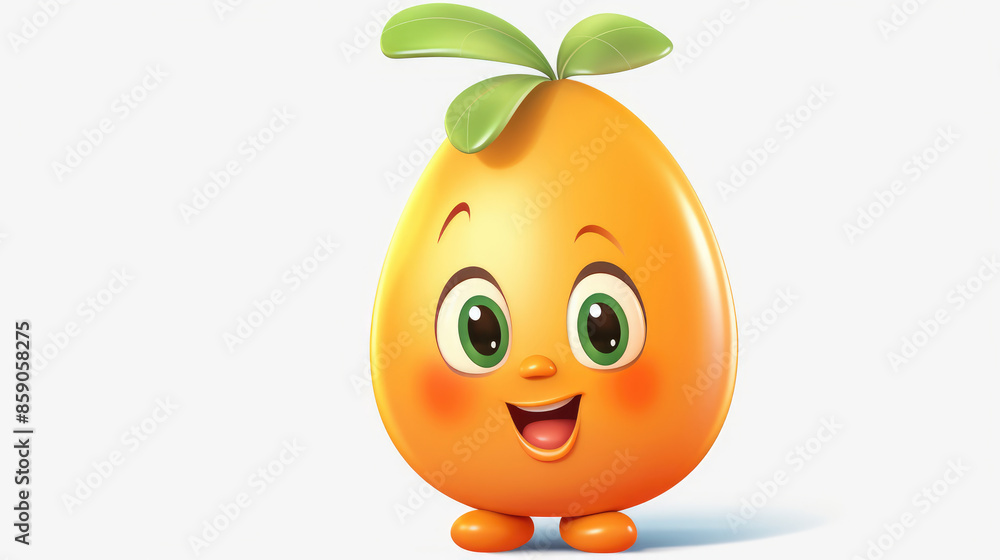 Cute Cartoon Carrot Character on a Transparent Background, Generative AI Cute Cartoon Carrot Character on a Transparent Background, Generative AI