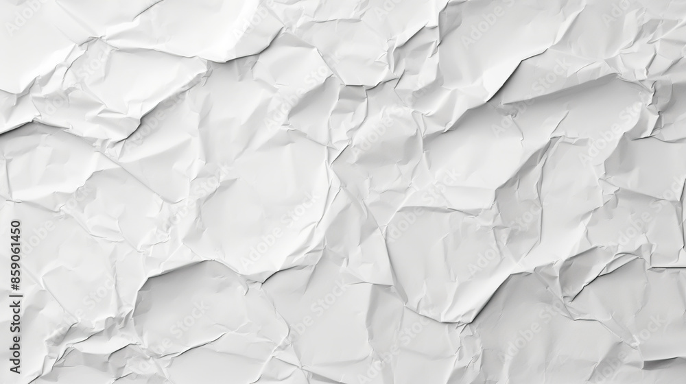 Fototapeta premium Ripped paper isolated against a stark white background