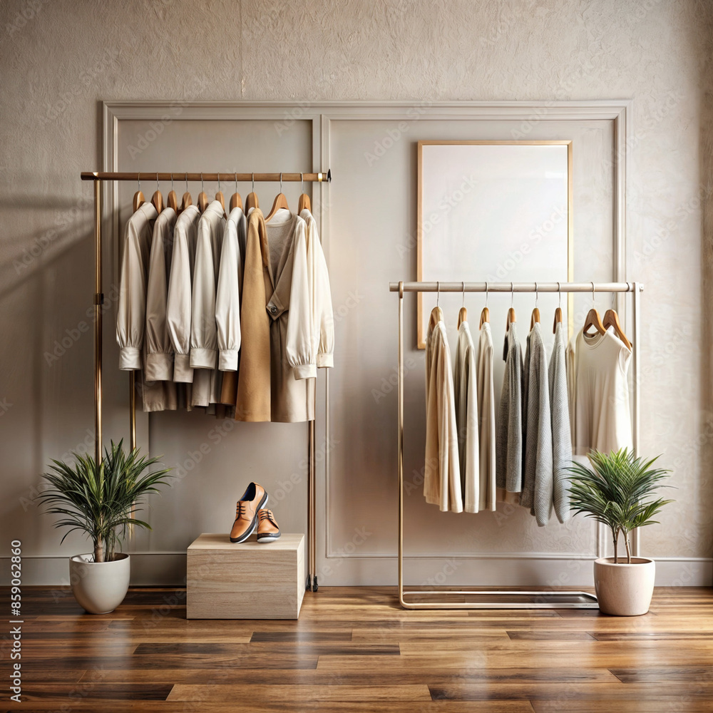 Clothing display rack stand Clothing display rack stand