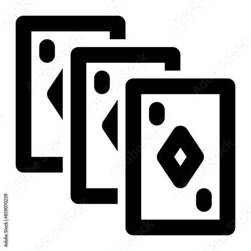 cards, playing cards, card game, contract bridge, bridge, entertainment, diamond outline icon