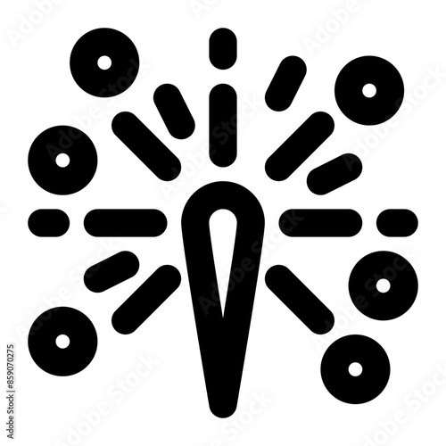 firework, festival, celebration, celebrate, rousing, party, entertainment, festive, event outline icon