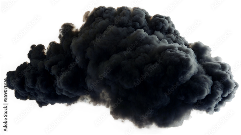 large cloud of black smoke large cloud of black smoke