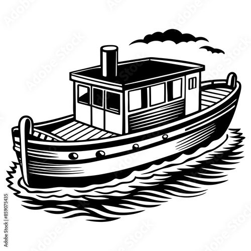 illustration of a boat