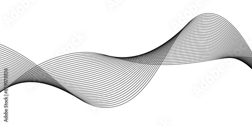 Grey Wave Swirl, frequency sound wave,Technology, data science, geometric border pattern.Abstract grey wave lines on transparent background.Abstract futuristic template. Chrome technological wallpaper