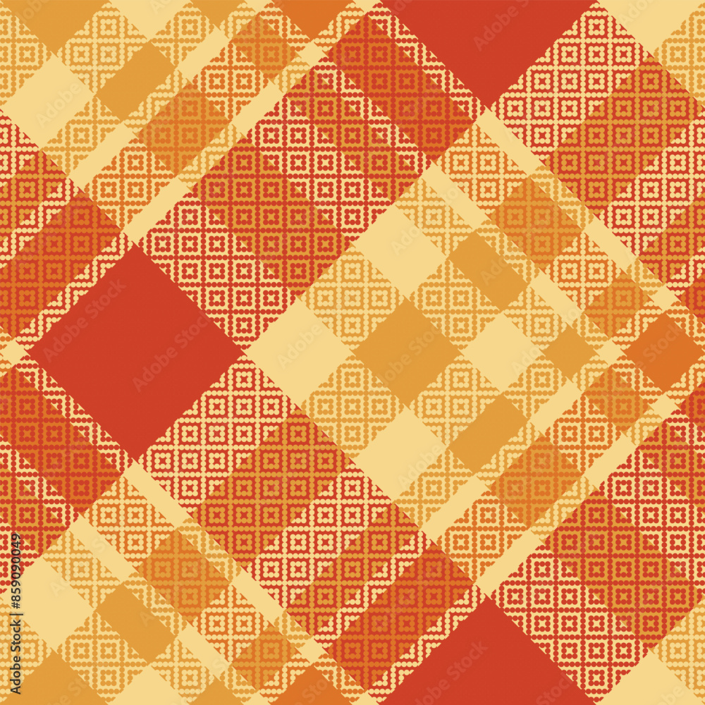 Obraz premium Scottish Tartan Plaid Seamless Pattern, Tartan Seamless Pattern. for Scarf, Dress, Skirt, Other Modern Spring Autumn Winter Fashion Textile Design.