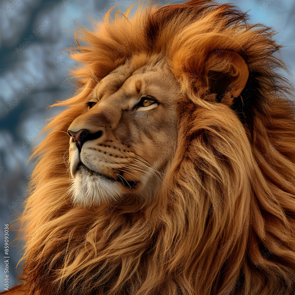 Fototapeta premium portrait of a lion