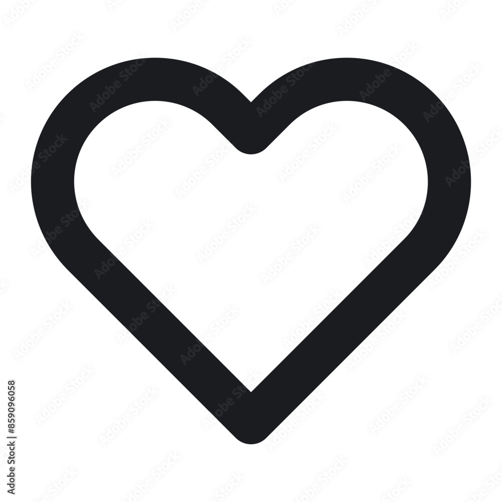 Heart Icon Perfect for Love, Health, and Wellness Themes Heart Icon Perfect for Love, Health, and Wellness Themes