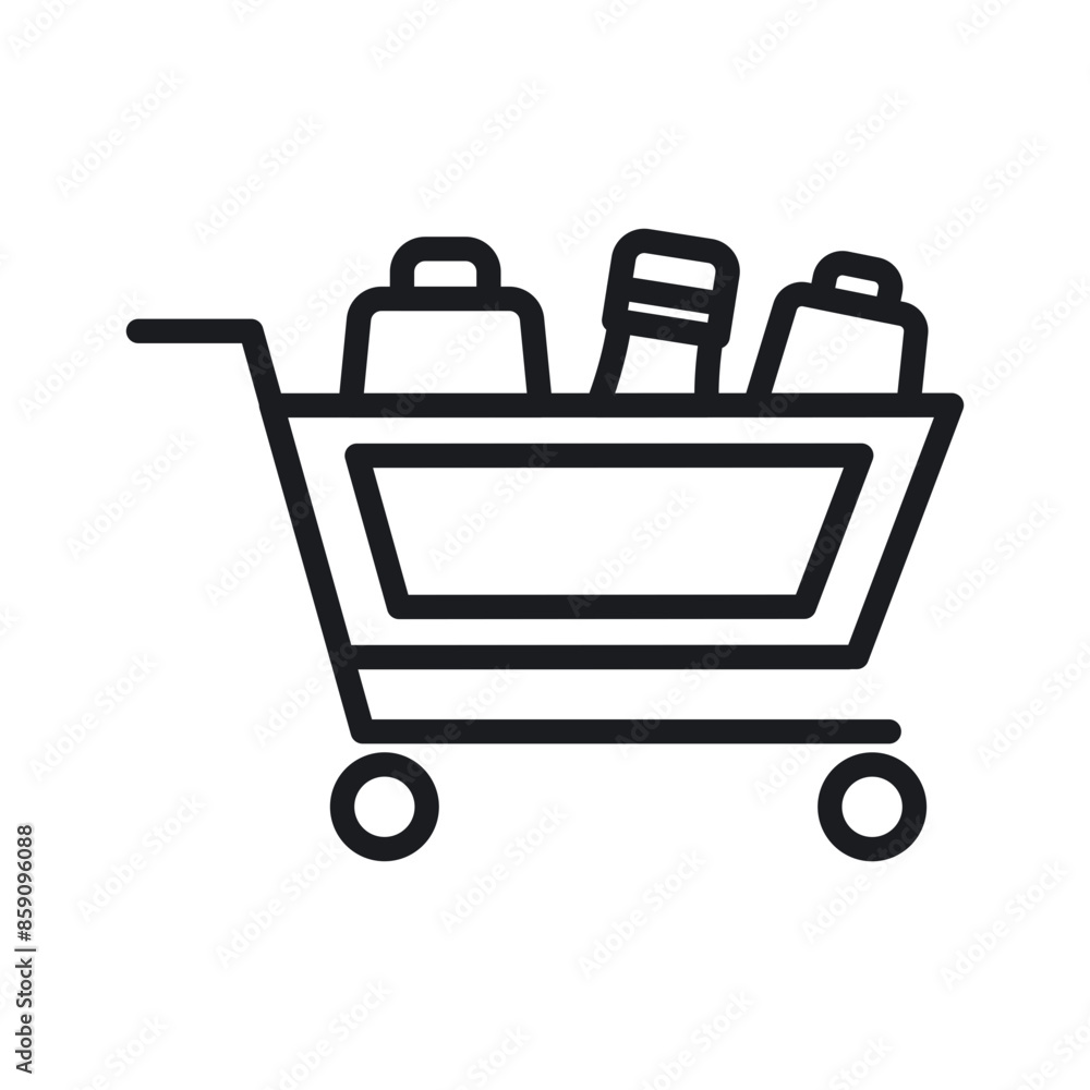 Shopping Cart Icon Perfect for E-commerce and Online Retail Shopping Cart Icon Perfect for E-commerce and Online Retail
