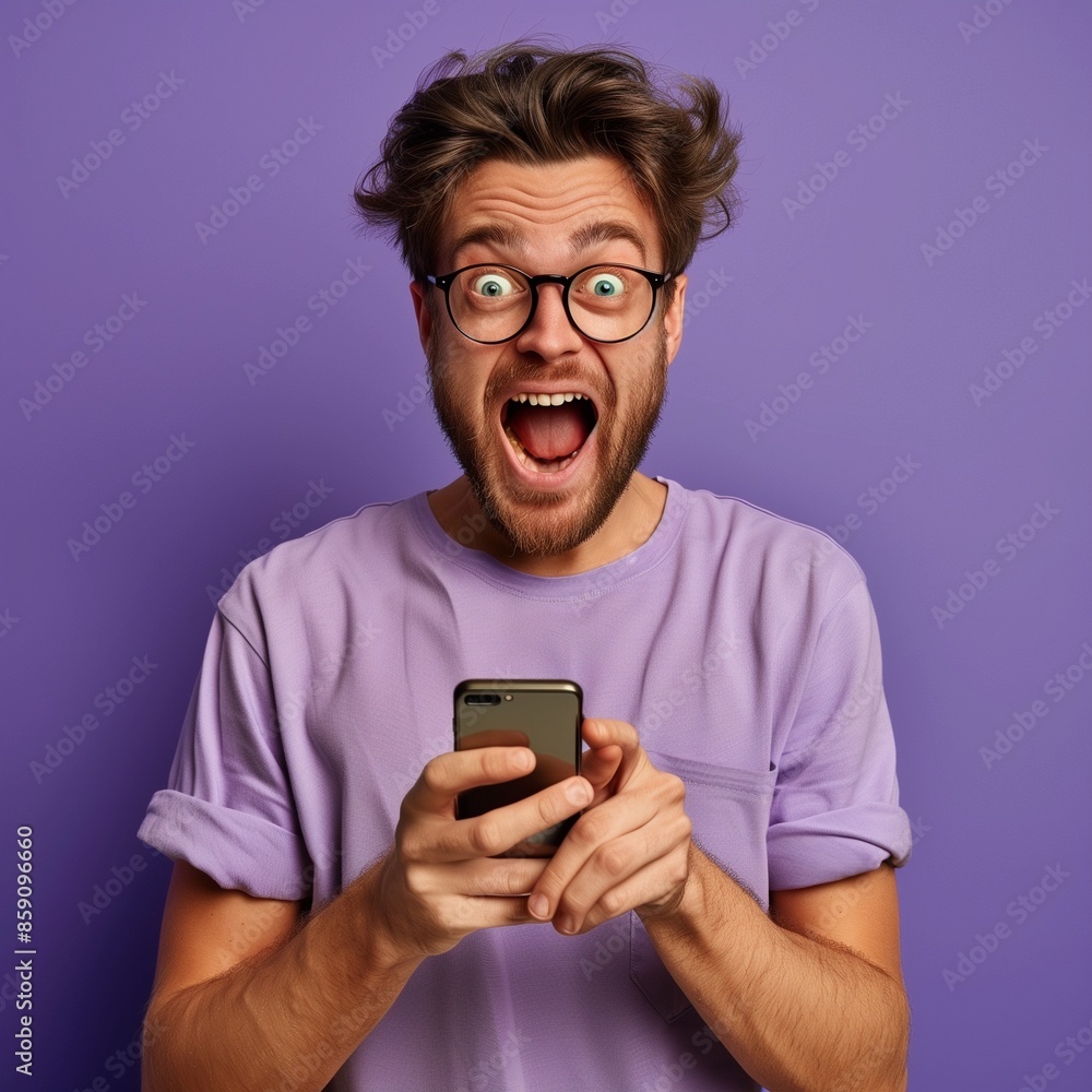 excited play games by mobile phone make winner gesture. winning mobile gambling. Wow face expression. Esport streaming game online, surprise, gamer, online, earning, new generation excited play games by mobile phone make winner gesture. winning mobile gambling. Wow face expression. Esport streaming game online, surprise, gamer, online, earning, new generation