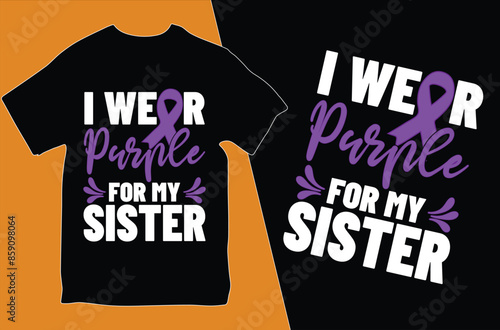 Alzheimer's Mental Health T Shirt Design.