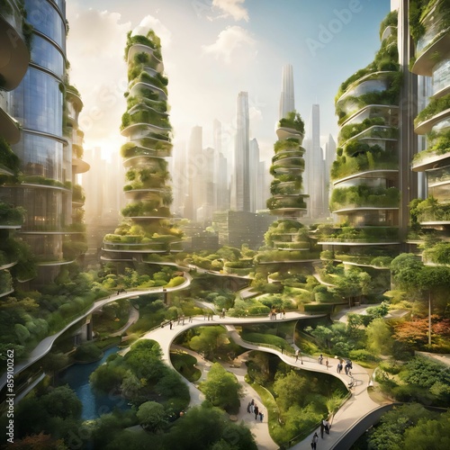 Far future green city