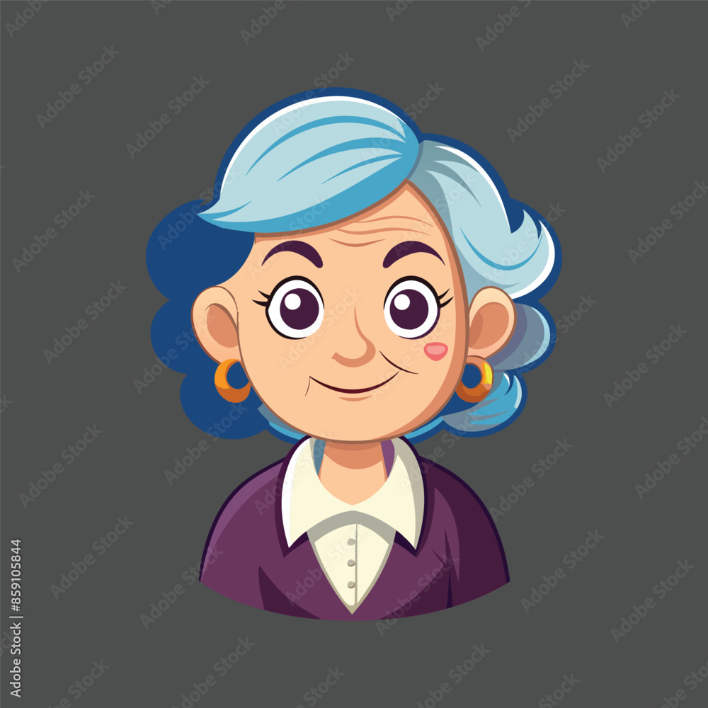 Old women vector Old women vector