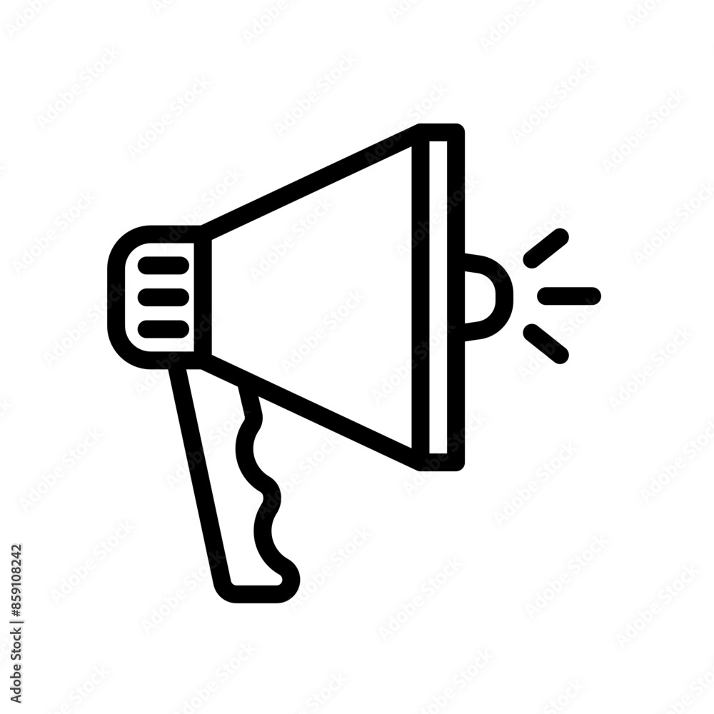 Megaphone Icon Perfect for Announcements and Marketing Megaphone Icon Perfect for Announcements and Marketing