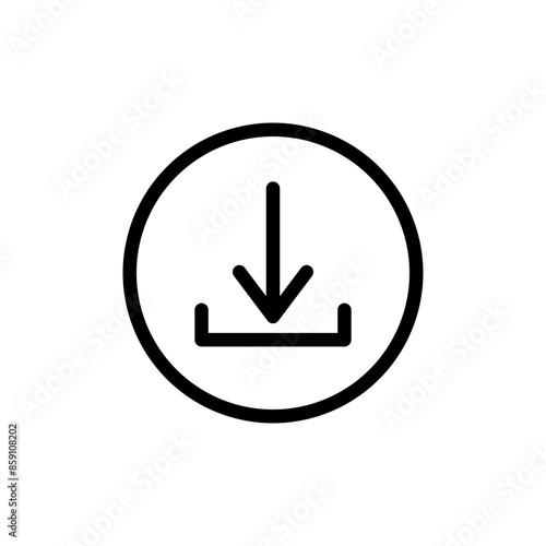 Download Arrow Icon Ideal for Software and File Transfers