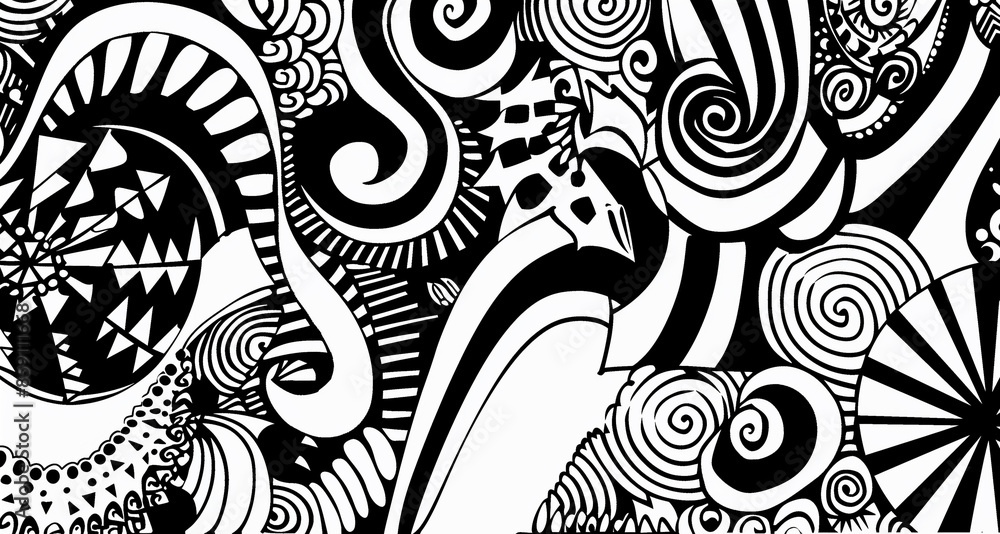 Adult colouring book page Adult colouring book page