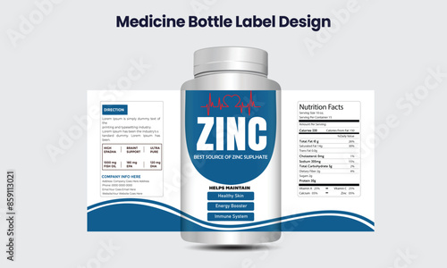 Bottle label, Package template design, Label design, mock-up  with label design template