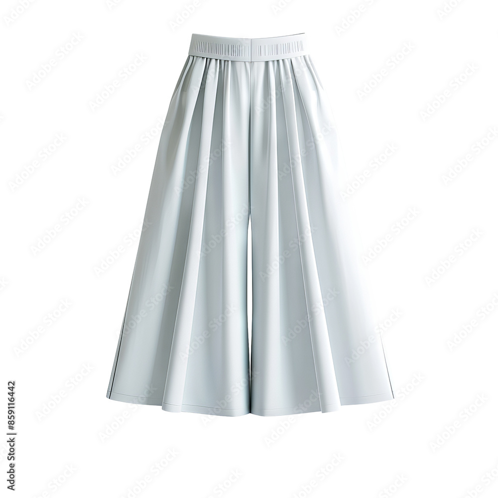 Elegant white pleated skirt with a high waist, ideal for formal or casual wear. Perfect for fashion, clothing shops, and wardrobe inspiration. Elegant white pleated skirt with a high waist, ideal for formal or casual wear. Perfect for fashion, clothing shops, and wardrobe inspiration.