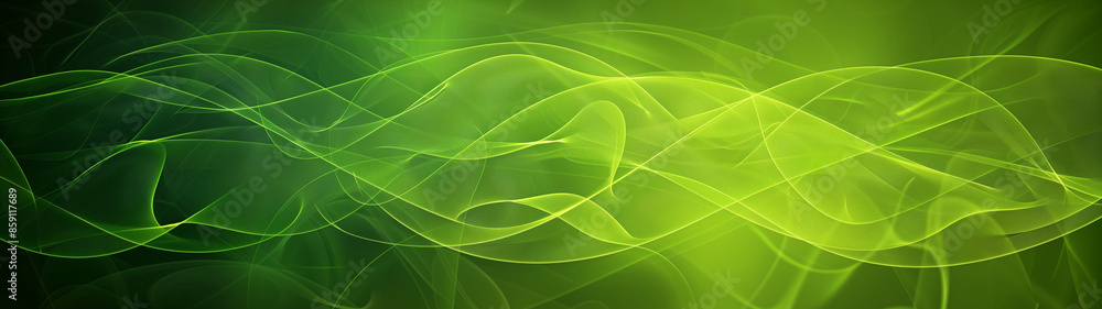 abstract background of green shapes, created with generative AI technology abstract background of green shapes, created with generative AI technology