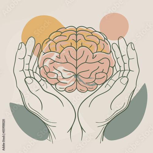 hands on brain mental health day