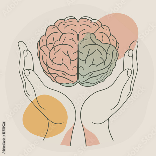 hands on brain mental health day