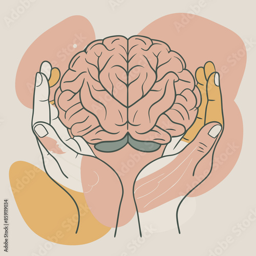 hands on brain mental health day