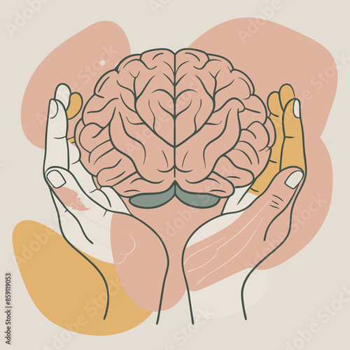 hands on brain mental health day