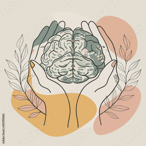 hands on brain mental health day