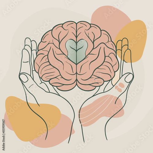 hands on brain mental health day