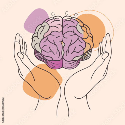 hands on brain mental health day