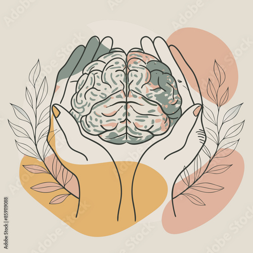 hands on brain mental health day
