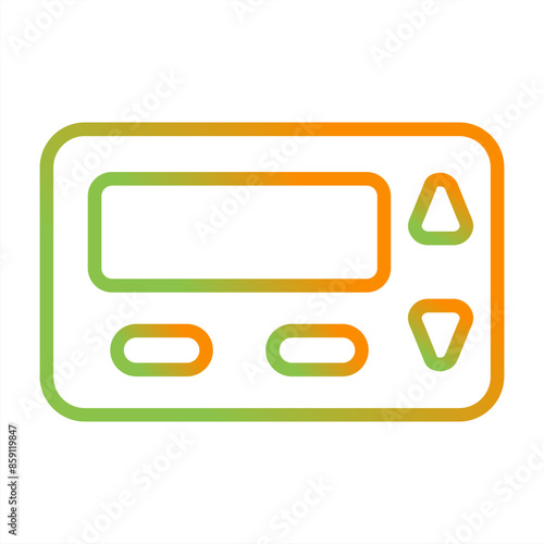 Pager Vector Icon