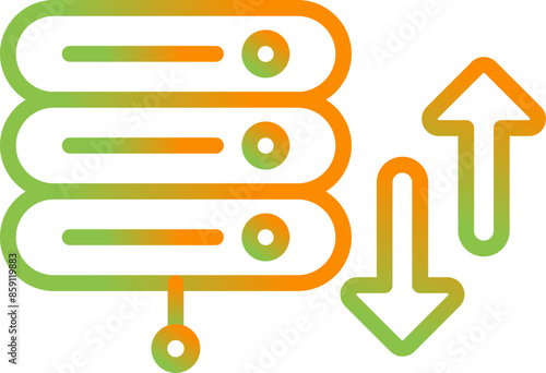 Bandwidth Vector Icon