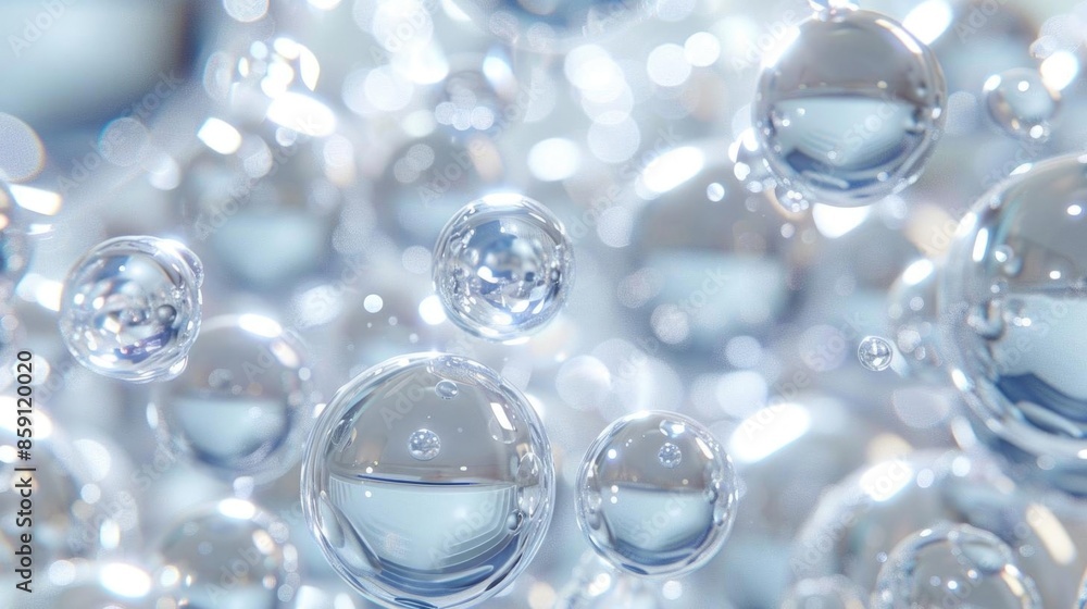 Beautiful abstract backdrop featuring glass balls, emphasizing clarity and elegance. Beautiful abstract backdrop featuring glass balls, emphasizing clarity and elegance.