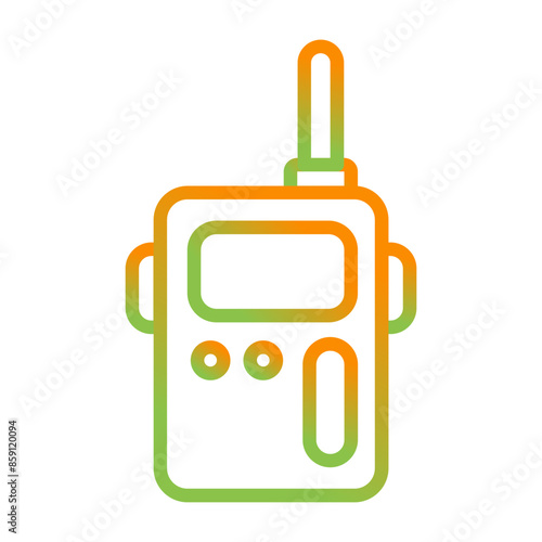 Emergency radio Vector Icon