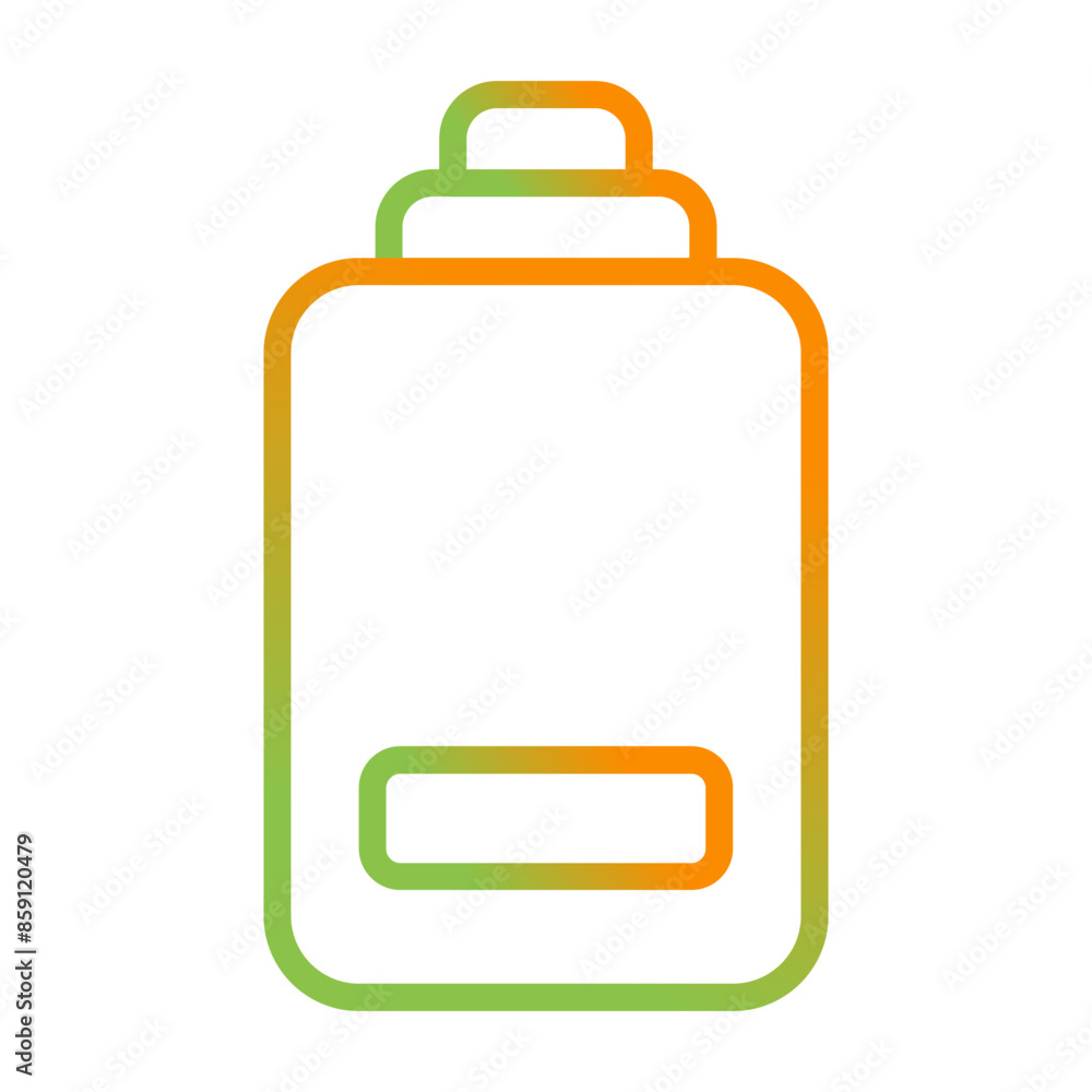 Low Battery Vector Icon Low Battery Vector Icon