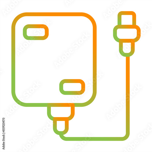 Portable Hard Drive Vector Icon