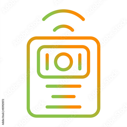  Wireless Intercom Vector Icon