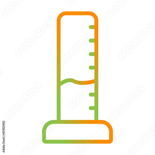 Graduated Cylinder Vector Icon