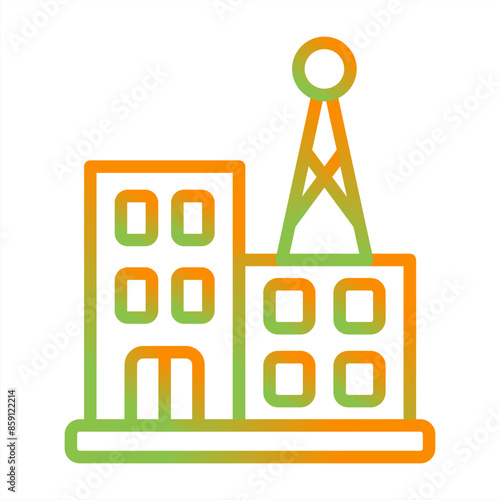 Radio Station Vector Icon