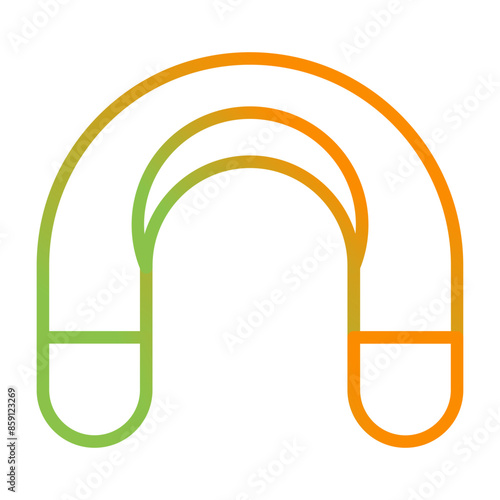 Inflatable pillow Vector Icon