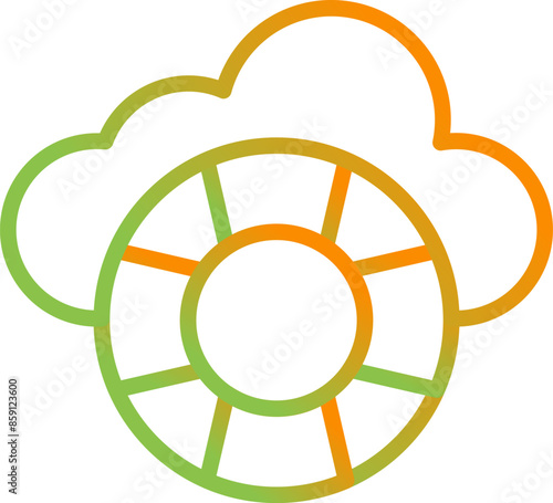Disaster Recovery Vector Icon