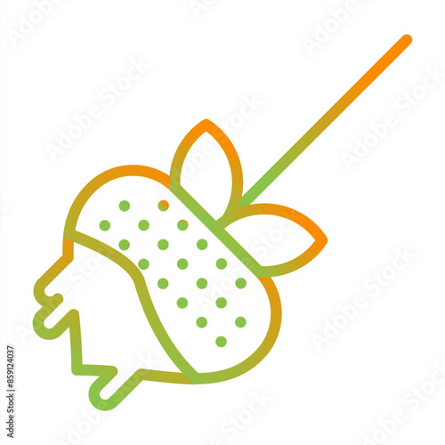 Chocolate fondue Vector Icon