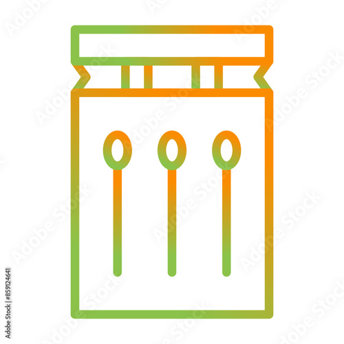 Waterproof matches Vector Icon