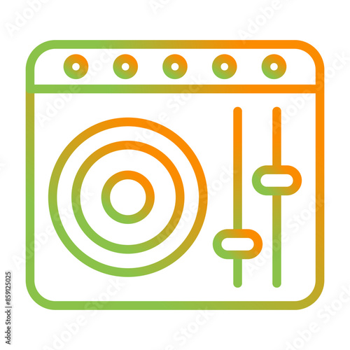 DJ Controller Vector Icon