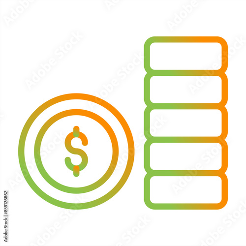 Coins Vector Icon